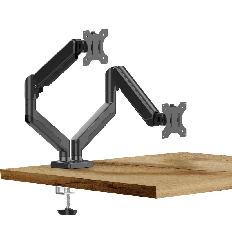 Monitor& TV konzola - s dvojtým ramenom, teleskopická - s pripevnením na stôl - 45 cm, 32"