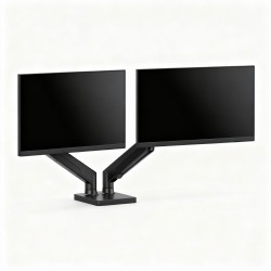 Monitor& TV konzola - s dvojtým ramenom, teleskopická - s pripevnením na stôl - 45 cm, 32"