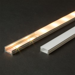 Kryt LED hliníkového profilu lišty
