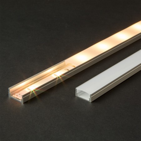 Kryt LED hliníkového profilu lišty