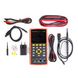 Ručný osciloskop - s akumulátorom - 3,5" farebný LCD - AC/DC, 400 V, 40 MHz, 2 kanály, 8K/4K