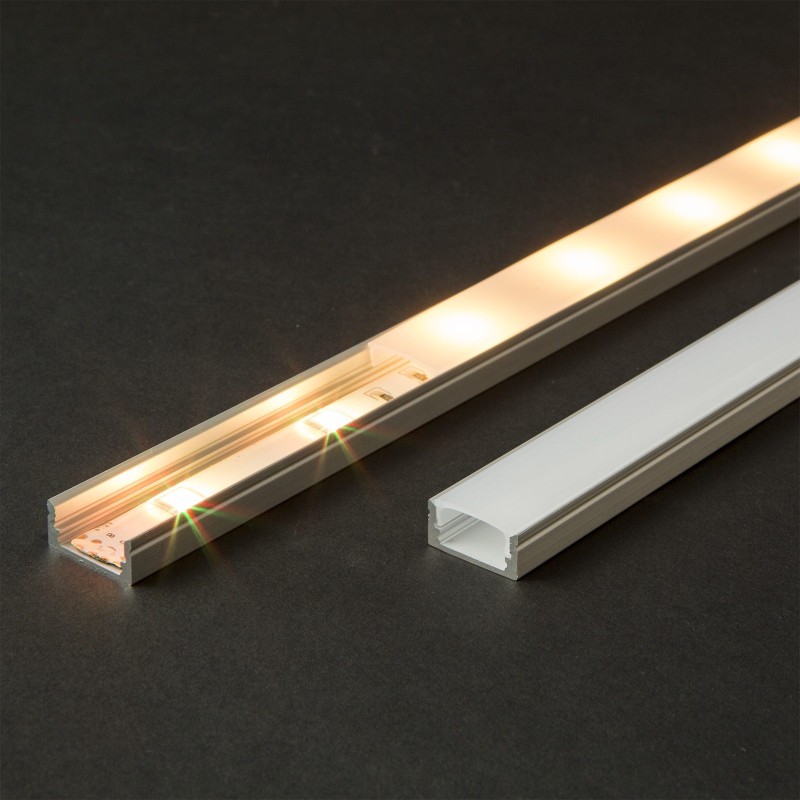 Kryt LED hliníkového profilu lišty