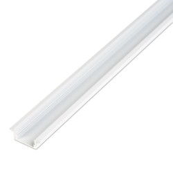 LED hliníkový profilový lišta – 2000 × 23(17) × 8 mm – zapustný U profil – biela
