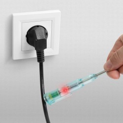 Fázovacia ceruzka - s bezkontaktnou funkciou - červená LED - 70 - 250 V AC - na batérie
