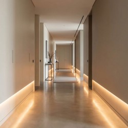 Kryt LED hliníkového profilu lišty