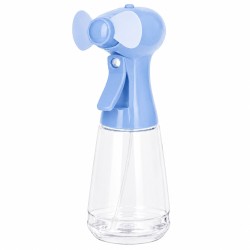 Ručný ventilátor - s funkciou rozprašovania a nádržkou na vodu - 2 x AA - 9,9 x 7,7 x 21,5 cm