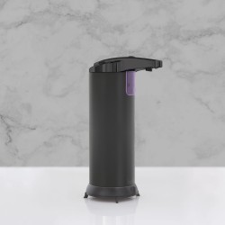 Automatický dávkovač mydla - 220 ml - voľne stojací - na batérie - matná čierna