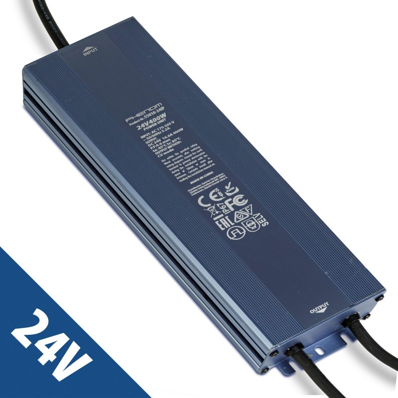 Stabilizovaný sieťový napájací zdroj - 24V DC - 400W, 16,6A - IP67