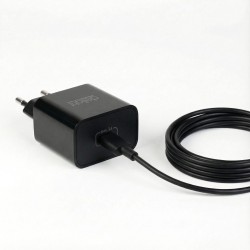 Adaptér - Type-C - rýchlonabíjačka, PD20W - čierna