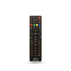 Univerzálny diaľkový ovládač k TV - k 250+ typom - čierny - 2 x AAA