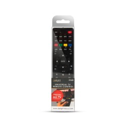 Univerzálny diaľkový ovládač k TV - k 250+ typom - čierny - 2 x AAA