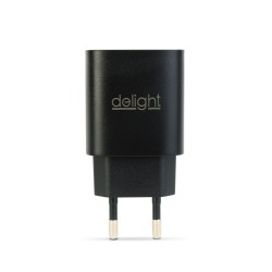 Sieťový adaptér USB + Type-C PD20W rýchle nabíjanie - čierny