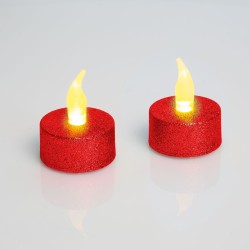 LED čajová sviečka s batériou ako darček