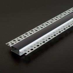 LED hliníkový profilový kryt – čierny – 1000 mm (pre 41026A1)