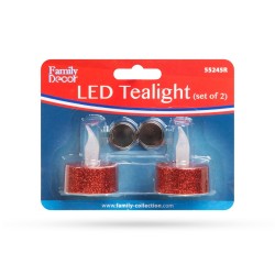 LED čajová sviečka s batériou ako darček