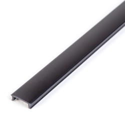 LED hliníkový profilový kryt – čierny – 1000 mm (pre 41026A1)