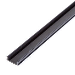 LED hliníkový profilový kryt – čierny – 1000 mm (pre 41026A1)