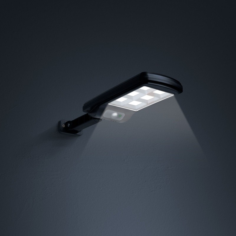 Solárny reflektor s pohybovým senzorom - nástenný - 6 LED