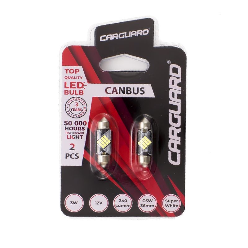 LED žiarovka- CAN133 - sofita 39 mm - 240 lm - can-bus - SMD - 3W - 2 ks / balenie