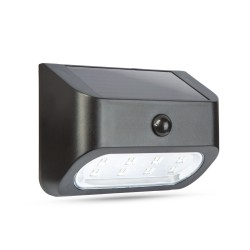 Solárne svietidlo s pohybovým senzorom – 14 x 6,5 x 10 cm – 8 x SMD LED