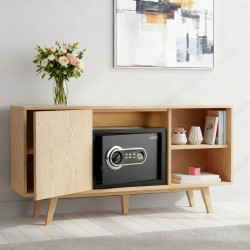 Digitálny trezor s čítačkou odtlačkou prstov a tlačidlami - 350 x 250 x 250 mm