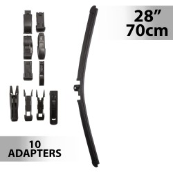 Stierač 28"/70 cm - s 10 adaptérmi