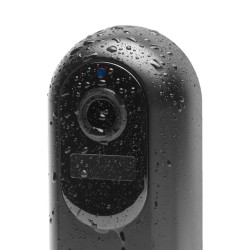 Sada smart Wi-Fi videovrátnika - s akumulátorom,12V - MicroSD, FHD, PIR - čierna