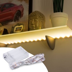 LED pás - teplá biela - 1 m - 3 x AA batérie