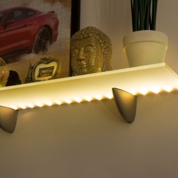 LED pás - teplá biela - 1 m - 3 x AA batérie