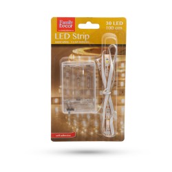 LED pás - teplá biela - 1 m - 3 x AA batérie