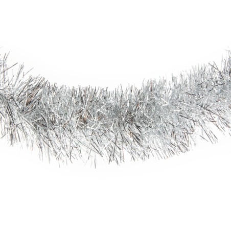 Girlanda - strieborná - 200 x 10 cm