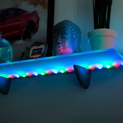 LED pás - farebný - 1 m - 3 x AA batérie