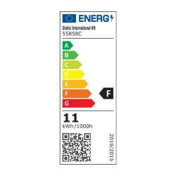 COB LED pás - studená biela - 24V - 11W/m - 312 LED/meter - 10 m / balenie