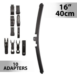 Stierač 16"/40 cm - s 10 adaptérmi