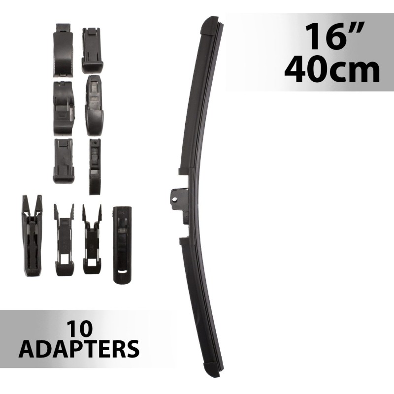 Stierač 16"/40 cm - s 10 adaptérmi