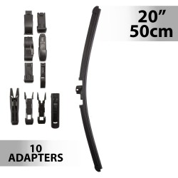 Stierač 20"/50 cm - s 10 adaptérmi