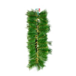 Smreková girlanda - zelená - 270 cm - PET