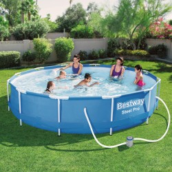 Bazén s pevnou stenou s filtráciou - 366 x 76 cm - 6473 L