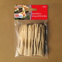 Bambusové špajle ne jednohubky - 9 cm - 50 ks / balenie