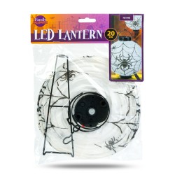 LED lampión - pavučina - 2 x AAA - 20 cm