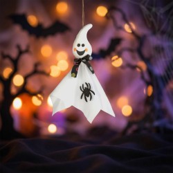 Halloween-ová dekorácia - zavesiteľná - duch - 48 x 44 cm