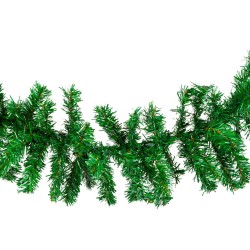 Smreková girlanda - tmavozelená - 270 cm - PVC