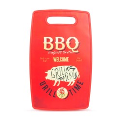 Doska na krájanie - "BBQ" 3 druhy dizajnu - 37 x 23 cm