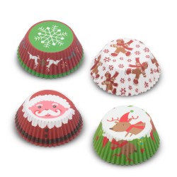 Sada muffin foriem - vianočná - 100 ks / balenie