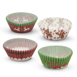 Sada muffin foriem - vianočná - 100 ks / balenie