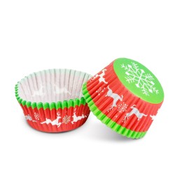 Sada muffin foriem - vianočná - 100 ks / balenie