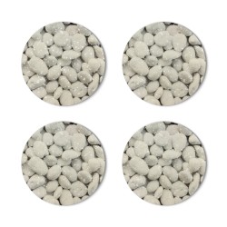 Samoľepiaca protišmyková podložka – kamenný vzor – 19 cm – 4 ks / balenie