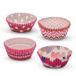 Sada muffin foriem - srdiečka - 100 ks / balenie