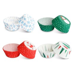 Sada muffin foriem - vianočná - 100 ks / balenie