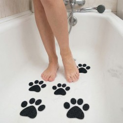 Samolepiaca protišmyková nálepka – odtlačok nohy – 10 cm – 6 ks / balenie
